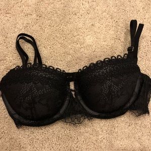 Black balconet bra